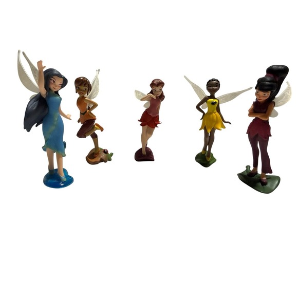 Disney Other - Disney Tinkerbell fairies fairy Figurines cake toppers standing